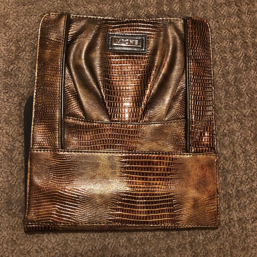 Brown metallic Miche petite shell Inga